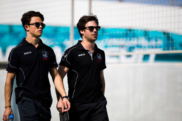 2017 FIA Formula 2 Round 11.
Yas Marina Circuit, Abu Dhabi, United Arab Emirates.
Thursday 23 November 2017.
Nyck De Vries (NED, Racing Engineering).
Photo: Sam Bloxham/FIA Formula 2.
ref: Digital Image _J6I0905 2017 FIA Formula 2 Round 11.
Yas Marina Circuit, Abu Dhabi, United Arab Emirates.
Thursday 23 November 2017.
Nyck De Vries (NED, Racing Engineering).
Photo: Sam Bloxham/FIA Formula 2.
ref: Digital Image _J6I0905