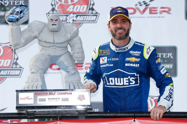 Monster Energy NASCAR Cup Series
AAA 400 Drive for Autism
Dover International Speedway, Dover, DE USA
Sunday 4 June 2017
Jimmie Johnson, Hendrick Motorsports, Lowe's Chevrolet SS
World Copyright: Matthew T. Thacker
LAT Images
ref: Digital Image 17DOV1mt1941