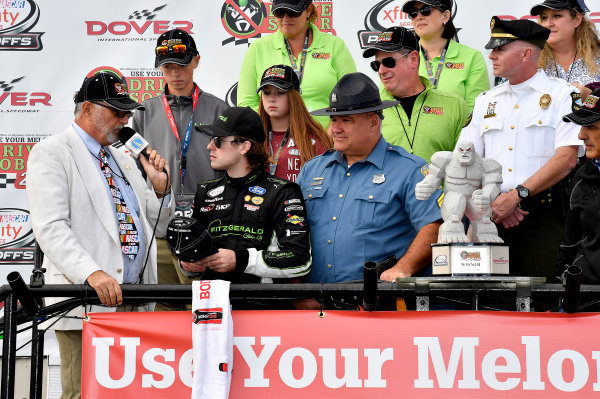 NASCAR XFINITY Series
Use Your Melon Drive Sober 200
Dover International Speedway, Dover, DE USA
Saturday 30 September 2017
Ryan Blaney, Fitzgerald Ford Mustang wins
World Copyright: Rusty Jarrett
LAT Images NASCAR XFINITY Series
Use Your Melon Drive Sober 200
Dover International Speedway, Dover, DE USA
Saturday 30 September 2017
Ryan Blaney, Fitzgerald Ford Mustang wins
World Copyright: Rusty Jarrett
LAT Images