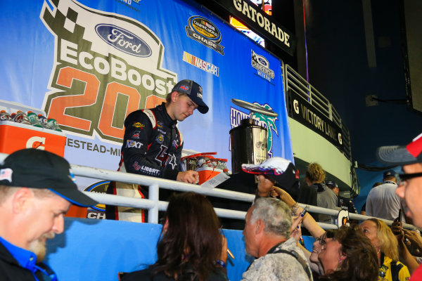 18 November, 2016, Homestead, Florida USA
William Byron wins Ford EcoBoost 200
©2016, Jim Fluharty / LAT Photo USA 18 November, 2016, Homestead, Florida USA
William Byron wins Ford EcoBoost 200
©2016, Jim Fluharty / LAT Photo USA