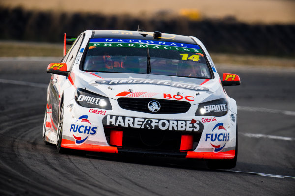 2017 Supercars Championship Round 2. 
Tasmania SuperSprint, Simmons Plains Raceway, Tasmania, Australia.
Friday April 7th to Sunday April 9th 2017.
Tim Slade drives the #14 Freightliner Racing Holden Commodore VF.
World Copyright: Daniel Kalisz/LAT Images
Ref: Digital Image 070417_VASCR2_DKIMG_1614.JPG