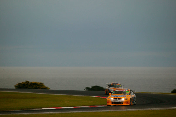 2003 Australian V8 Supercar Championship
Phillip Island, Australia 13th April 2003
Holden driver Jason Bright in action during the 300km race at round 2 of the V8 Supercars at Phillip Island Australia. Bright finished second behind Craig Lowndes.
World Copyright: Mark Horsburgh/LAT Photographic
ref: Digital Image Only