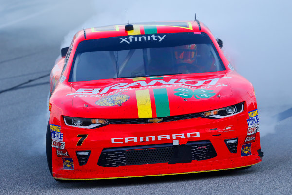NASCAR XFINITY Series
TheHouse.com 300
Chicagoland Speedway, Joliet, IL USA
Saturday 16 September 2017
Justin Allgaier, BRANDT / Celebrating the Future of AG Chevrolet Camaro celebrates his win with a burnout
World Copyright: Russell LaBounty
LAT Images NASCAR XFINITY Series
TheHouse.com 300
Chicagoland Speedway, Joliet, IL USA
Saturday 16 September 2017
Justin Allgaier, BRANDT / Celebrating the Future of AG Chevrolet Camaro celebrates his win with a burnout
World Copyright: Russell LaBounty
LAT Images