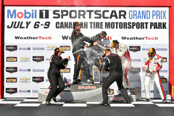 IMSA Continental Tire SportsCar Challenge
Mobil 1 SportsCar Grand Prix
Canadian Tire Motorsport Park
Bowmanville, ON CAN
Saturday 8 July 2017
56, Porsche, Porsche Cayman, ST, Jeff Mosing, Eric Foss, 44, Nissan, Altima, Sarah Cattaneo, Owen Trinkler, 37, MINI, MINI JCW, Mike LaMarra, James Vance, podium win, winner, victory lane
World Copyright: Scott R LePage/LAT Images IMSA Continental Tire SportsCar Challenge
Mobil 1 SportsCar Grand Prix
Canadian Tire Motorsport Park
Bowmanville, ON CAN
Saturday 8 July 2017
56, Porsche, Porsche Cayman, ST, Jeff Mosing, Eric Foss, 44, Nissan, Altima, Sarah Cattaneo, Owen Trinkler, 37, MINI, MINI JCW, Mike LaMarra, James Vance, podium win, winner, victory lane
World Copyright: Scott R LePage/LAT Images
