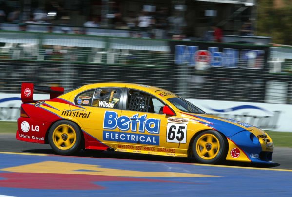 2002 Australian V8 Supercars
Adelaide Clipsal 500. Australia. 17th March 2002.
Former Champ Car driver Max Wilson in action in his Betta Electric Ford Falcon. Wilson qualifyed 5 th for the start of Race 1.
World Copyright: Mark Horsburgh/LAT Photographic
ref: Digital Image Only