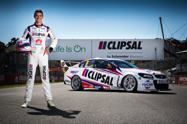 2017 Supercars Championship Round 1. 
Clipsal 500, Adelaide, South Australia, Australia.
Thursday March 2nd to Sunday March 5th 2017.
Nick Percat driver of the #8 Team Clipsal Brad Jones Racing Commodore VF.
World Copyright: Daniel Kalisz/LAT Images
Ref: Digital Image 010217_VASCR1_DKIMG_0235.JPG