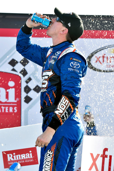2017 NASCAR XFINITY Series - Rinnai 250
Atlanta Motor Speedway, Hampton, GA USA
Saturday 4 March 2017
Kyle Busch, NOS Energy Drink Toyota Camry celebrates his win in Victory Lane
World Copyright: Nigel Kinrade/LAT Images
ref: Digital Image 17ATL1nk05781 2017 NASCAR XFINITY Series - Rinnai 250
Atlanta Motor Speedway, Hampton, GA USA
Saturday 4 March 2017
Kyle Busch, NOS Energy Drink Toyota Camry celebrates his win in Victory Lane
World Copyright: Nigel Kinrade/LAT Images
ref: Digital Image 17ATL1nk05781