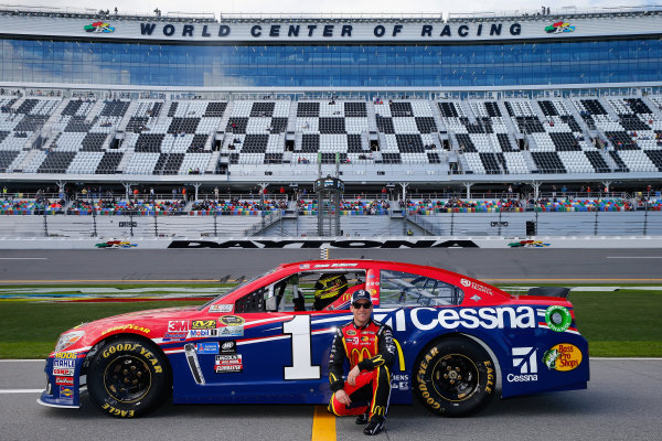 13-21 February, 2016, Daytona Beach, Florida USA
Jamie McMurray, driver of the #1 McDonald's/Cessna Chevrolet, poses with his car after qualifying for the NASCAR Sprint Cup Series Daytona 500 at Daytona International Speedway on February 14, 2016 in Daytona Beach, Florida.
LAT Photo USA via NASCAR via Getty Images 13-21 February, 2016, Daytona Beach, Florida USA
Jamie McMurray, driver of the #1 McDonald's/Cessna Chevrolet, poses with his car after qualifying for the NASCAR Sprint Cup Series Daytona 500 at Daytona International Speedway on February 14, 2016 in Daytona Beach, Florida.
LAT Photo USA via NASCAR via Getty Images