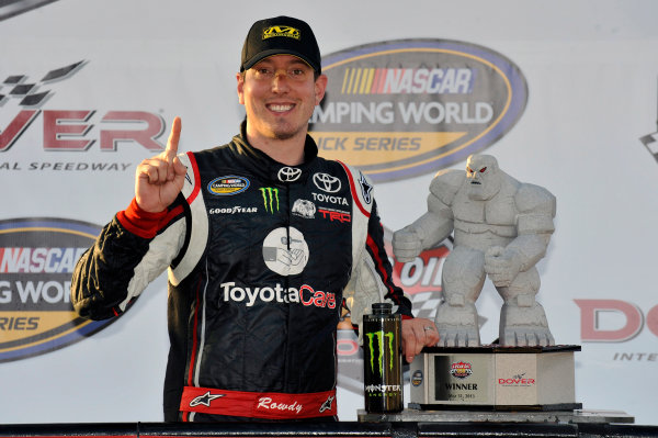 30-31 May 2013, Dover, Delaware USA
Kyle Busch celebrates his win in Victory Lane
©2013, Nigel Kinrade
LAT Photo USA