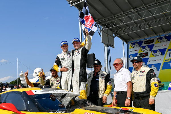 IMSA WeatherTech SportsCar Championship
Michelin GT Challenge at VIR
Virginia International Raceway, Alton, VA USA
Sunday 27 August 2017
3, Chevrolet, Corvette C7.R, GTLM, Antonio Garcia, Jan Magnussen celebrate the win in victory lane
World Copyright: Scott R LePage
LAT Images