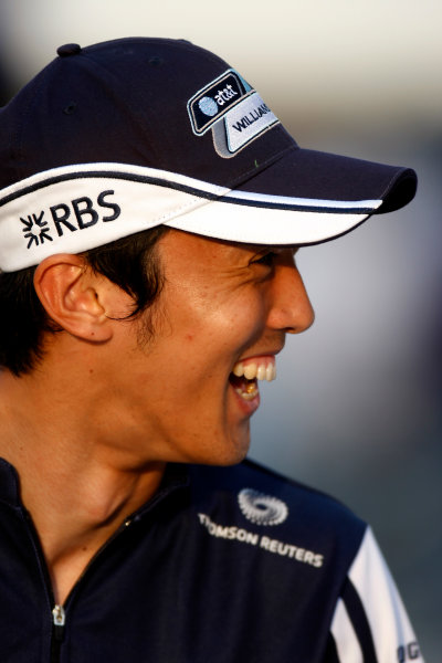 Sepang, Kuala Lumpur, Malaysia
2nd April 2009
Kazuki Nakajima, Williams FW31 Toyota. Portrait.
World Copyright: Glenn Dunbar/LAT Photographic
ref: Digital Image _O9T3607 Sepang, Kuala Lumpur, Malaysia
2nd April 2009
Kazuki Nakajima, Williams FW31 Toyota. Portrait.
World Copyright: Glenn Dunbar/LAT Photographic
ref: Digital Image _O9T3607