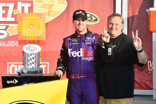 5-7 August, 2016, Watkins Glen, New York USA
Denny Hamlin, FedEx Freight Toyota Camry (11), celebrates in victory lane.
©2016, JohnHarrelson / LAT Photo USA 5-7 August, 2016, Watkins Glen, New York USA
Denny Hamlin, FedEx Freight Toyota Camry (11), celebrates in victory lane.
©2016, JohnHarrelson / LAT Photo USA