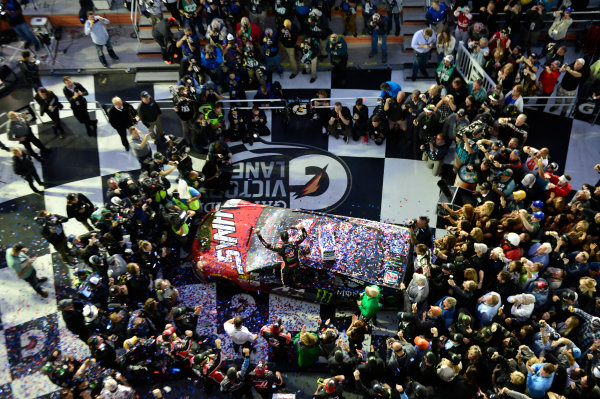 2017 NASCAR Monster Energy Cup - Daytona 500
Daytona International Speedway, Daytona Beach, FL USA
Sunday 26 February 2017
Kurt Busch, celebrates after winning the Daytona 500.
World Copyright: John K Harrelson / LAT Images
ref: Digital Image 17DAY2jh_08625 2017 NASCAR Monster Energy Cup - Daytona 500
Daytona International Speedway, Daytona Beach, FL USA
Sunday 26 February 2017
Kurt Busch, celebrates after winning the Daytona 500.
World Copyright: John K Harrelson / LAT Images
ref: Digital Image 17DAY2jh_08625