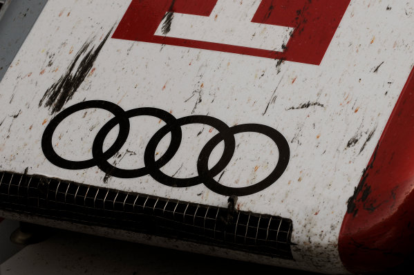 Silverstone, England. 24th - 26th August 2012. Rd 4.
The car of Andre Lotterer (GER), Marcel Fassler (CHE), Benoit Treluyer (FRA), Audi Sport Team Joest, Audi R18 E-Tron Quatrro, Detail, Technical,
World Copyright: Chris Bird/LAT Photographic.
Ref:  _CJB8541