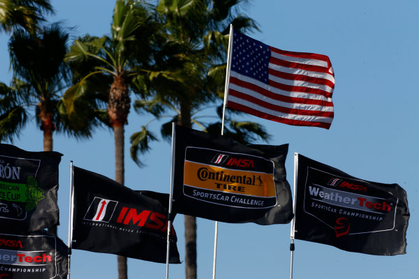 2017 IMSA WeatherTech SportsCar Championship
BUBBA burger Sports Car Grand Prix at Long Beach
Streets of Long Beach, CA USA
Saturday 8 April 2017
IMSA Paddock flags
World Copyright: Phillip Abbott/LAT Images
ref: Digital Image lat_abbott_lbgp_0417_6835 2017 IMSA WeatherTech SportsCar Championship
BUBBA burger Sports Car Grand Prix at Long Beach
Streets of Long Beach, CA USA
Saturday 8 April 2017
IMSA Paddock flags
World Copyright: Phillip Abbott/LAT Images
ref: Digital Image lat_abbott_lbgp_0417_6835
