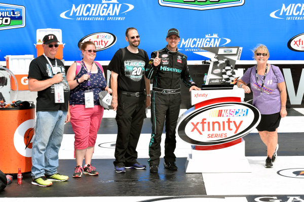 NASCAR XFINITY Series
Irish Hills 250
Michigan International Speedway, Brooklyn, MI USA
Saturday 17 June 2017
Denny Hamlin, Hisense Toyota Camry celebrates his win in Victory Lane
World Copyright: Nigel Kinrade
LAT Images NASCAR XFINITY Series
Irish Hills 250
Michigan International Speedway, Brooklyn, MI USA
Saturday 17 June 2017
Denny Hamlin, Hisense Toyota Camry celebrates his win in Victory Lane
World Copyright: Nigel Kinrade
LAT Images
