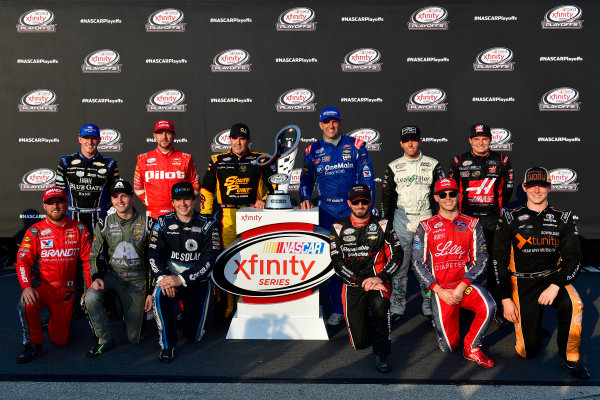 NASCAR XFINITY Series
TheHouse.com 300
Chicagoland Speedway, Joliet, IL USA
Saturday 16 September 2017
Daniel Hemric, Blue Gate Bank Chevrolet Camaro, Michael Annett, Pilot Flying J Chevrolet Camaro, Brendan Gaughan, South Point Hotel & Casino Chevrolet Camaro, Elliott Sadler, OneMain Financial Chevrolet Camaro, Blake Koch, LeafFilter Gutter Protection Chevrolet Camaro, Cole Custer, Haas Automation Ford Mustang, Michael Annett, Pilot Flying J Chevrolet Camaro, William Byron, AXALTA / JamesHardie Chevrolet Camaro, Brennan Poole, DC Solar Chevrolet Camaro, Jeremy Clements, RepairableVehicles.com Chevrolet Camaro, Ryan Reed, Lilly Diabetes Ford Mustang, Matt Tifft, TMNT Lone Rat & Cub/ABTA Toyota Camry
World Copyright: Logan Whitton
LAT Images