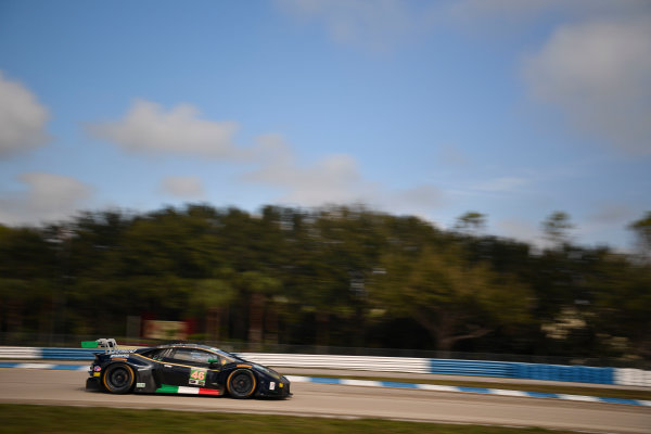 2017 WeatherTech SportsCar Championship - IMSA February Test
Sebring International Raceway, Sebring, FL USA
Thursday 23 February 2017
46, Lamborghini, Lamborghini Huracan GT3, GTD, Emanuele Busnelli, Fabio Babini
World Copyright: Richard Dole/LAT Images

ref: Digital Image RD_2_17_55