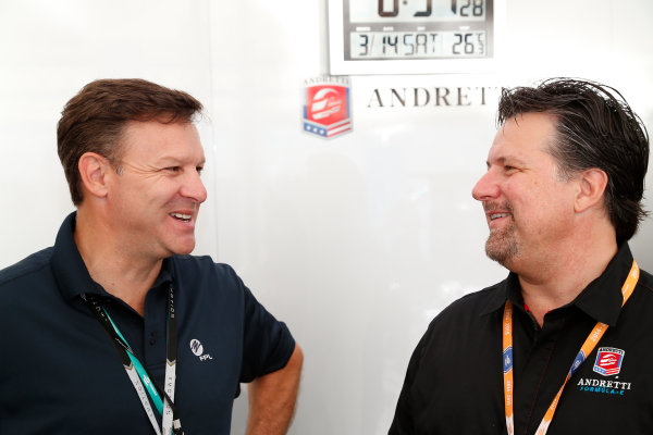 Miami e-Prix 2015.
First Practice Session
Michael Andretti - Andretti President, Chairman and CEO.
FIA Formula E World Championship.
Miami, Florida, USA.
Saturday 14 March 2015.
Copyright: Adam Warner / LAT / FE
ref: Digital Image _L5R3413 Miami e-Prix 2015.
First Practice Session
Michael Andretti - Andretti President, Chairman and CEO.
FIA Formula E World Championship.
Miami, Florida, USA.
Saturday 14 March 2015.
Copyright: Adam Warner / LAT / FE
ref: Digital Image _L5R3413
