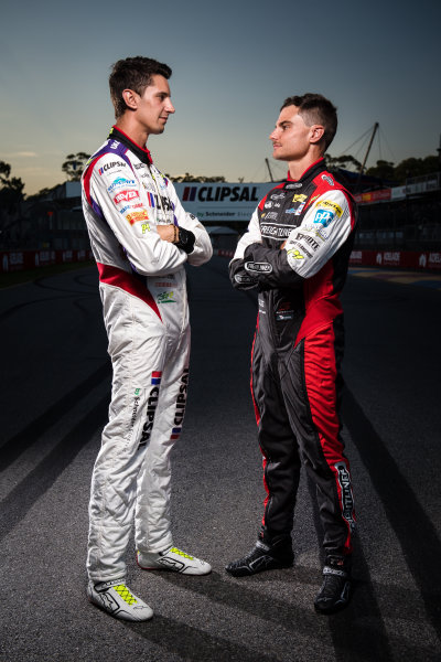 2017 Supercars Championship Round 1. 
Clipsal 500, Adelaide, South Australia, Australia.
Thursday March 2nd to Sunday March 5th 2017.
Nick Percat driver of the #8 Team Clipsal Brad Jones Racing Commodore VF, Tim Slade driver of the #14 Freightliner Racing Holden Commodore VF.
World Copyright: Daniel Kalisz/LAT Images
Ref: Digital Image 020217_VASCR1_DKIMG_1762.JPG