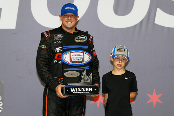 NASCAR Camping World Truck Series
TheHouse.com 225
Chicagoland Speedway, Joliet, IL USA
Friday 15 September 2017
Johnny Sauter, ISMConnect Chevrolet Silverado celebrates in victory lane
World Copyright: Russell LaBounty
LAT Images NASCAR Camping World Truck Series
TheHouse.com 225
Chicagoland Speedway, Joliet, IL USA
Friday 15 September 2017
Johnny Sauter, ISMConnect Chevrolet Silverado celebrates in victory lane
World Copyright: Russell LaBounty
LAT Images