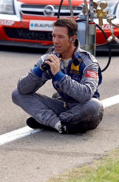 2004 DTM Championship
Zandvoort, Netherlands. 4th - 5th September.
Manuel Reuter (OPC Holzer Opel Vectra GTS) ponders the possible consequences of Peter Dumbreck's accident as the paddock waits for news of his condition. Portrait.
World Copyright: Andre Irlmeier/LAT Photographic
ref: Digital Image Only 2004 DTM Championship
Zandvoort, Netherlands. 4th - 5th September.
Manuel Reuter (OPC Holzer Opel Vectra GTS) ponders the possible consequences of Peter Dumbreck's accident as the paddock waits for news of his condition. Portrait.
World Copyright: Andre Irlmeier/LAT Photographic
ref: Digital Image Only