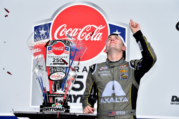 NASCAR XFINITY Series
Coca-Cola Firecracker 250
Daytona International Speedway, Daytona Beach, FL USA
Saturday 1 July 2017
William Byron, AXALTA / Vorteq Chevrolet Camaro
World Copyright: Rusty Jarrett
LAT Images NASCAR XFINITY Series
Coca-Cola Firecracker 250
Daytona International Speedway, Daytona Beach, FL USA
Saturday 1 July 2017
William Byron, AXALTA / Vorteq Chevrolet Camaro
World Copyright: Rusty Jarrett
LAT Images