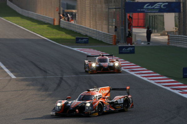 2015 FIA World Endurance Championship,
Bahrain International Circuit, Bahrain.
19th - 21st November 2015.
Romain Rusinov / Julien Canal / Sam Bird G-Drive Racing Ligier JS P2 Nissan.
World Copyright: Jakob Ebrey / LAT Photographic.