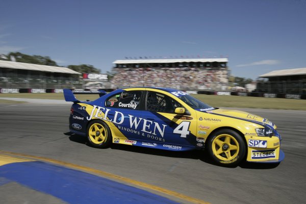 2007 Australian V8 Supercars - Clipsal 500.
Adelaide, Australia. 1st - 4th March 2007.
James Courtney (Stone Brothers Racing Ford Falcon BF). Action.
World Copyright: Mark Horsburgh/LAT Photographic
ref: Digital Image Courtney-SBR-RD1-06-17406
2007 Australian V8 Supercars - Clipsal 500.
Adelaide, Australia. 1st - 4th March 2007.
James Courtney (Stone Brothers Racing Ford Falcon BF). Action.
World Copyright: Mark Horsburgh/LAT Photographic
ref: Digital Image Courtney-SBR-RD1-06-17406