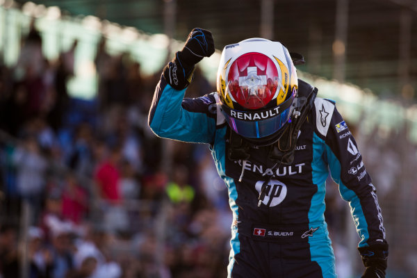 2016/2017 FIA Formula E Championship.
Marrakesh ePrix, Circuit International Automobile Moulay El Hassan, Marrakesh, Morocco.
Sebastien Buemi (SUI), Renault e.Dams, Spark-Renault, Renault Z.E 16. 
Saturday 12 November 2016.
Photo: Sam Bloxham/LAT/Formula E
ref: Digital Image _SBB7622