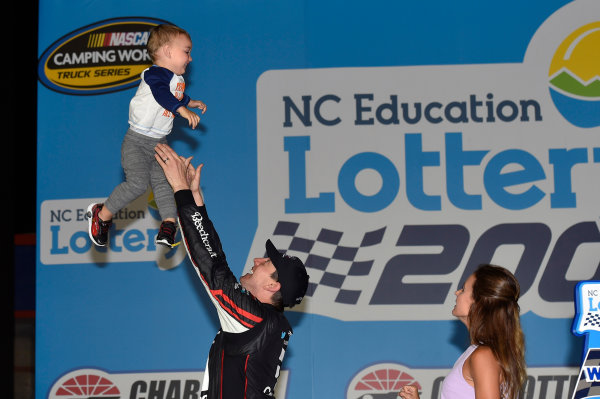 NASCAR Camping World Truck Series
North Carolina Education Lottery 200
Charlotte Motor Speedway, Concord, NC USA
Friday 19 May 2017
Kyle Busch, Cessna Toyota Tundra celebrates his win in Victory Lane
World Copyright: Nigel Kinrade
LAT Images
ref: Digital Image 17CLT1nk04950 NASCAR Camping World Truck Series
North Carolina Education Lottery 200
Charlotte Motor Speedway, Concord, NC USA
Friday 19 May 2017
Kyle Busch, Cessna Toyota Tundra celebrates his win in Victory Lane
World Copyright: Nigel Kinrade
LAT Images
ref: Digital Image 17CLT1nk04950
