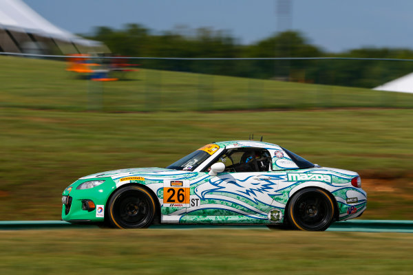 IMSA Continental Tire SportsCar Challenge
Biscuitville Grand Prix
Virginia International Raceway, Alton, VA USA
Friday 25 August 2017
26, Mazda, Mazda MX-5, ST, Andrew Carbonell, Liam Dwyer
World Copyright: Jake Galstad
LAT Images