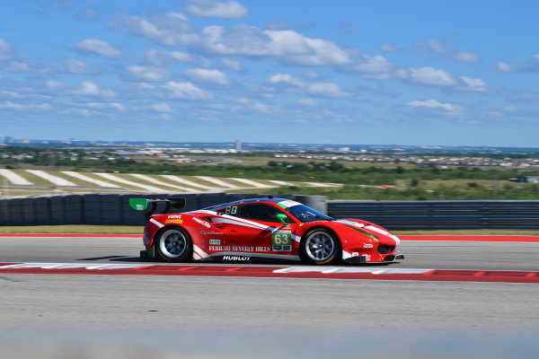 IMSA WeatherTech SportsCar Championship
Advance Auto Parts SportsCar Showdown
Circuit of The Americas, Austin, TX USA
Thursday 4 May 2017
63, Ferrari, Ferrari 488 GT3, GTD, Alessandro Balzan, Christina Nielsen
World Copyright: Richard Dole
LAT Images
ref: Digital Image RD_PWCVIR_17_346